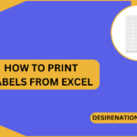 How to Print Labels from Excel