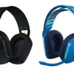 Blue Logitech Headset